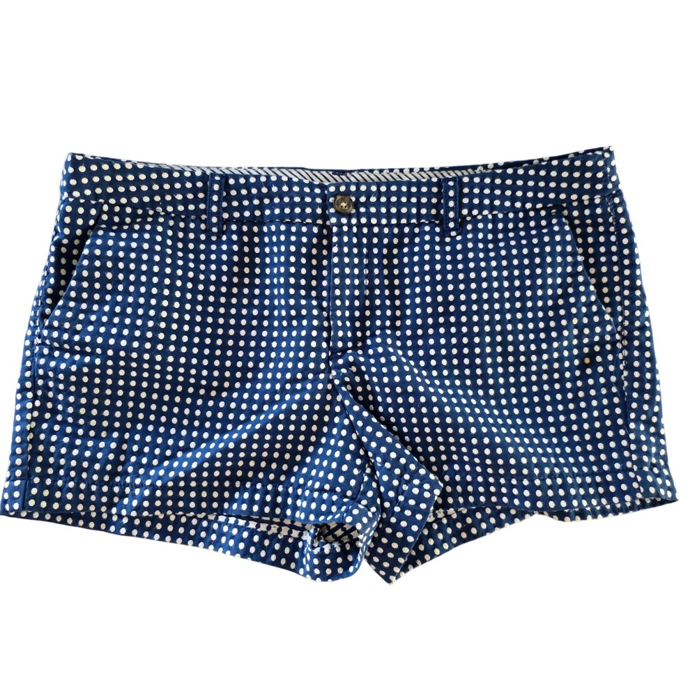 Merona Women's Polka Dot Shorts, Blue & White, Casual‎ Summer Style